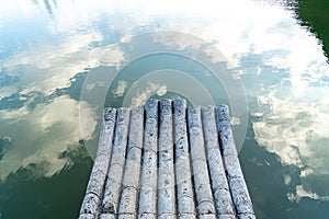 Ã§Â«Â¹Ã§Â­ÂÃ¤Â¸Å½Ã¦Â¼âÃ¦Â±Å¸Ã§Å¡âÃ¥â¬âÃ¥Â½Â±Bamboo raft and li river reflection photo